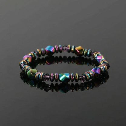Weight Loss Bracelet Plating Color Black Magnetic Therapy Men Women Hematite UK