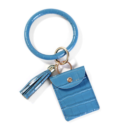 Leather Bag Holder Keyring