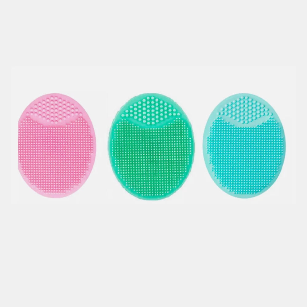 3 Pack Silicone Face Scrubber Massager Brush. KK Labib