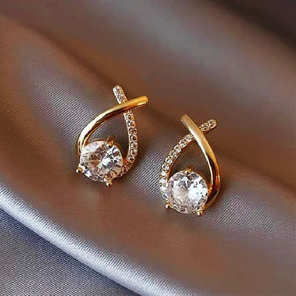 Hanging Tassel Drop Stud Earrings