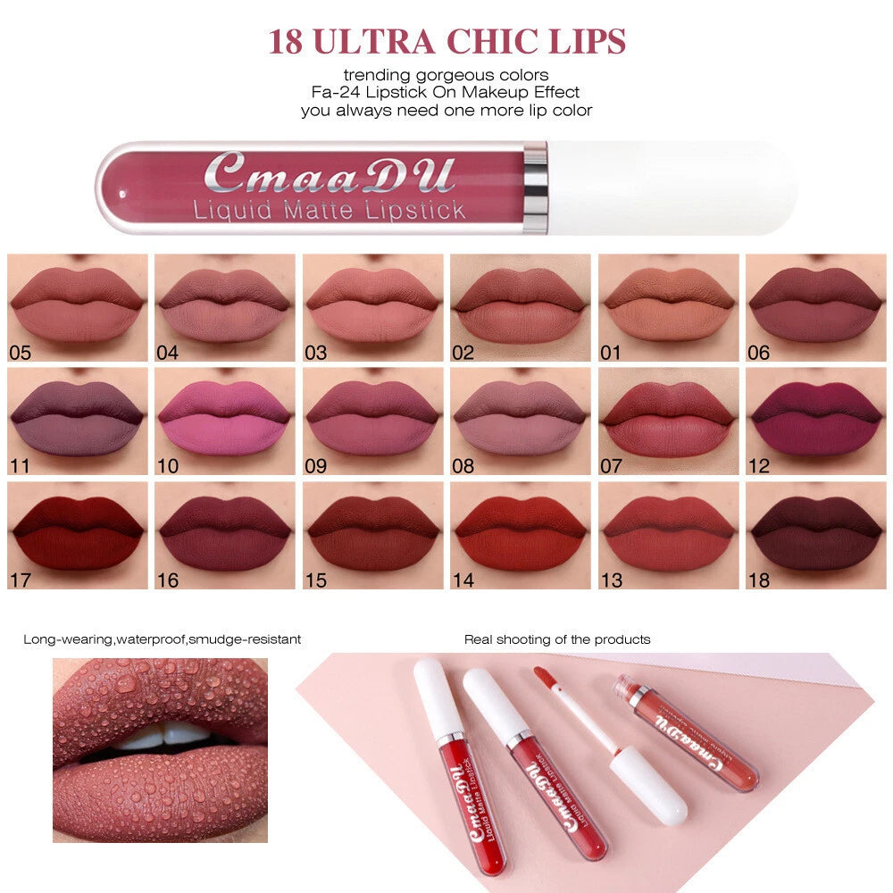 18-Color Cmaa D Lip Gloss KK Labib