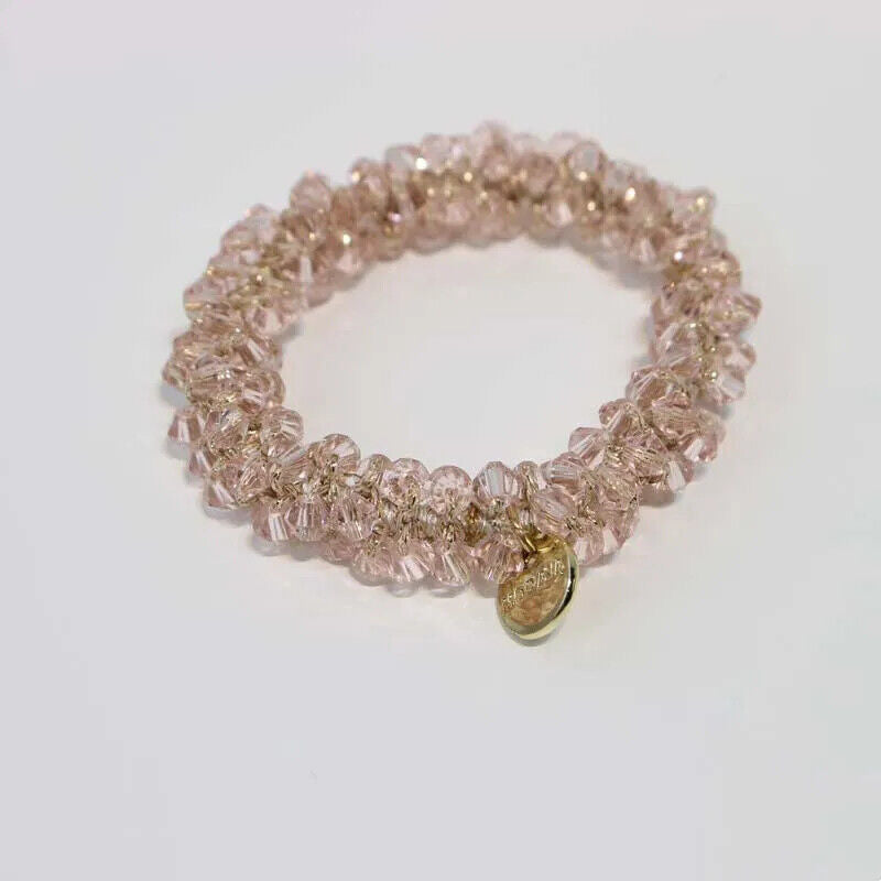 Crystal Pearl Elastic Rope Ponytail Hair Band