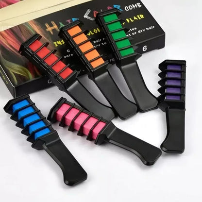 Temporary Mini Disposable Crayons Hair Color