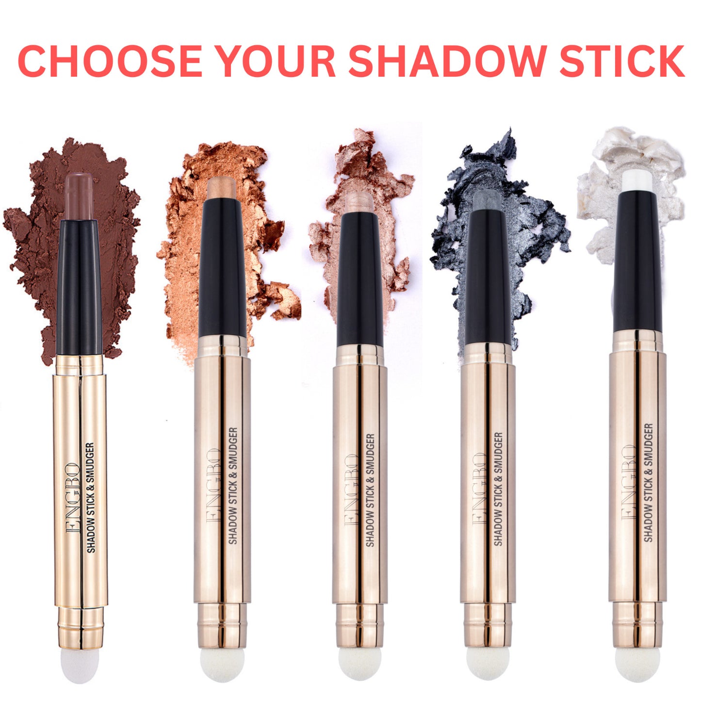 Glitter Shimmer Eyeshadow Stick Cream Long Lasting Waterproof Non-Smudge Makeup