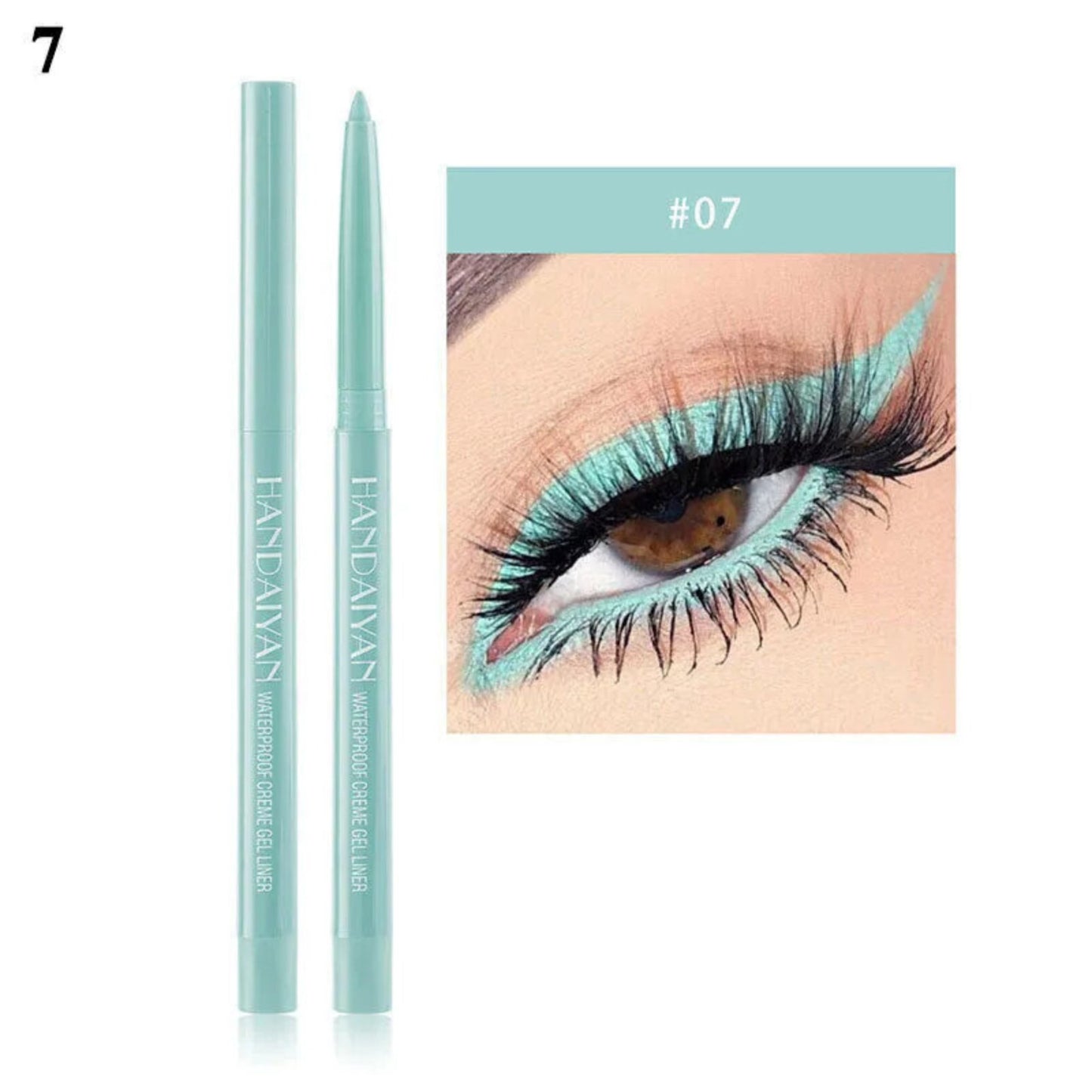 Waterproof Matte Liquid Eyeliner 20 Colors Pen Long Lasting Eye Makeup HANDAIYAN