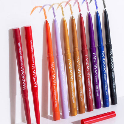 Waterproof Matte Liquid Eyeliner 20 Colors Pen Long Lasting Eye Makeup HANDAIYAN
