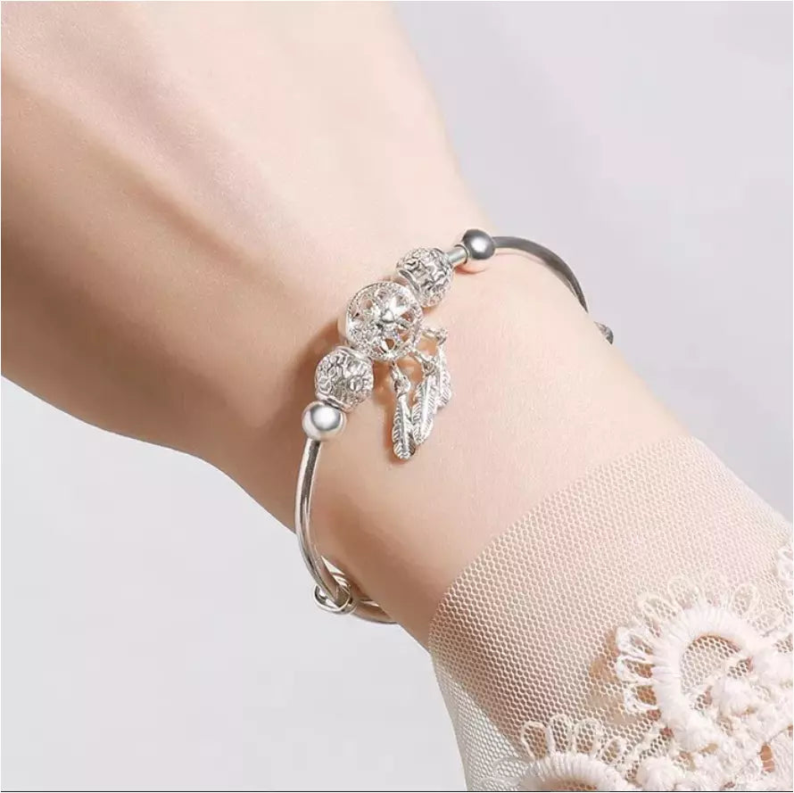 Dreamcatcher Bangle Beaded Bracelet