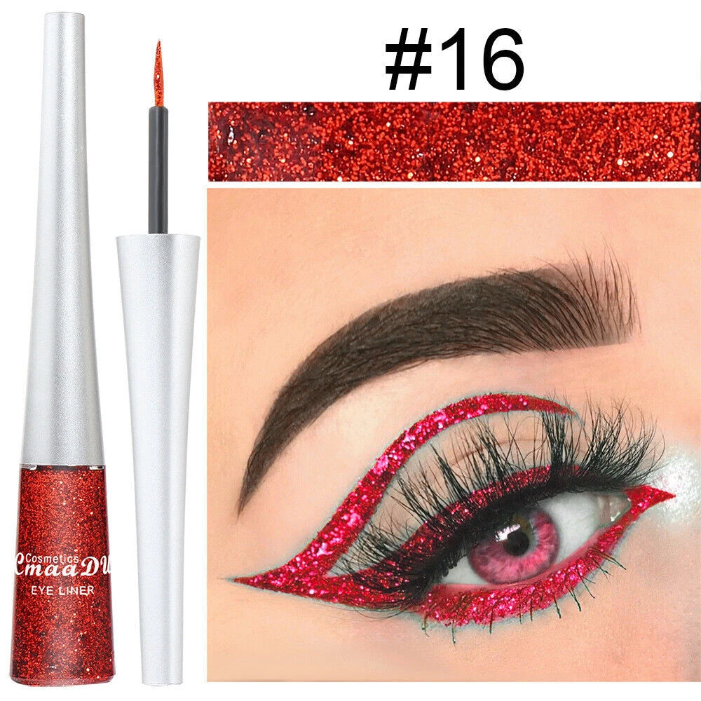 Cmaa Du Long Wear Glitter Liquid Eyeliner