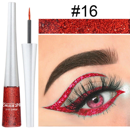Cmaa Du Long Wear Glitter Liquid Eyeliner