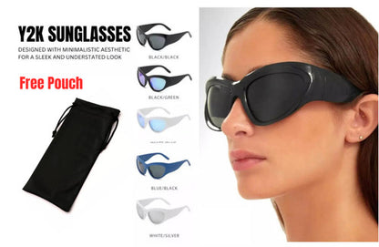 Oversized Punk UV400 Outdoor Glasses