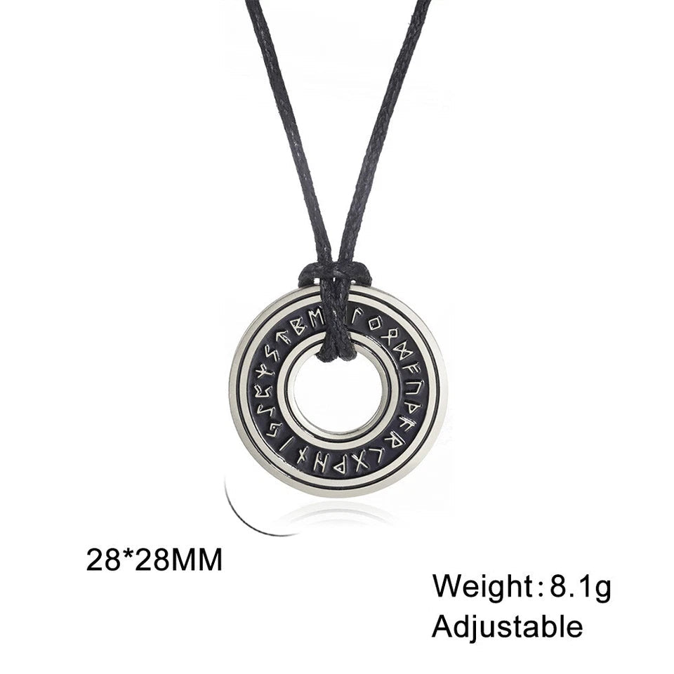 Viking Rune Circle Pendant KK Labib
