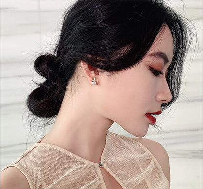 Pearl Stud Bumble Bee Earrings