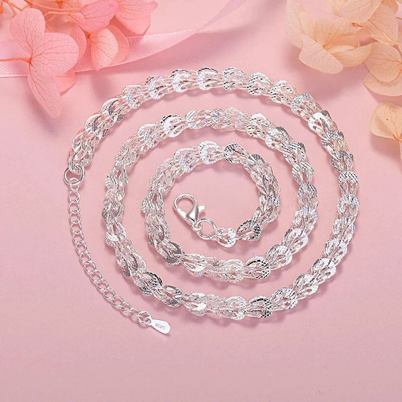 Italian Style Heavy Solid 925 Silver Sterling Chain - For Men, Women & Boys UK S