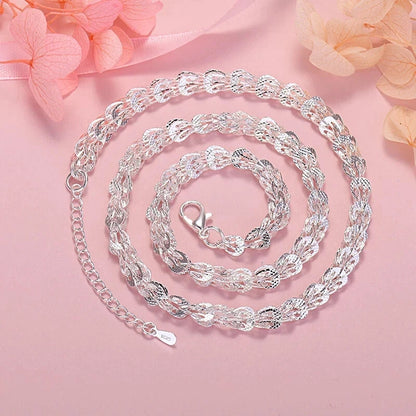 Italian Style Heavy Solid 925 Silver Sterling Chain - For Men, Women & Boys UK S