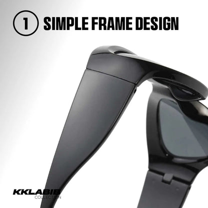 Y2K Sunglasses Fashion Oversized Cat Eye Punk UV400 Outdoor Men Women Glasses