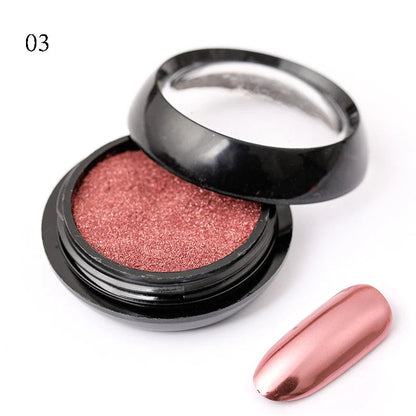 Mirror Nail Art Glitter Powder KK Labib