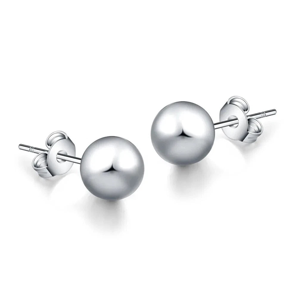 Silver Stunning Various Style Stud Earrings