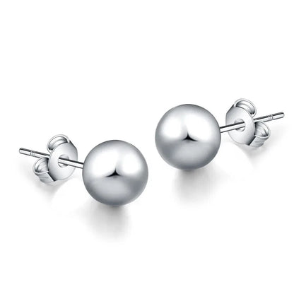 Silver Stunning Various Style Stud Earrings
