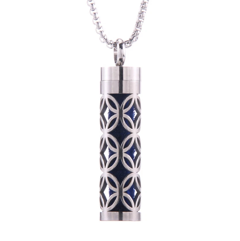 Aromatherapy Pendant with Round Box Chain KK Labib