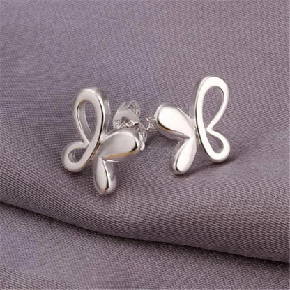 Silver Stunning Various Style Stud Earrings