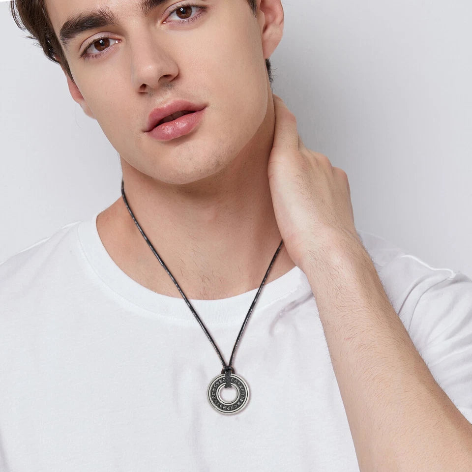 Viking Rune Circle Pendant KK Labib