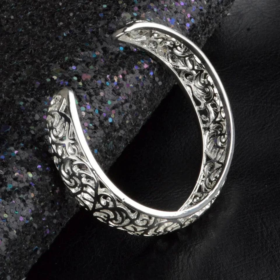 Korean Style Hollow Pattern Cuff Bracelet