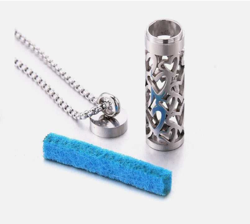 Aromatherapy Pendant with Round Box Chain KK Labib