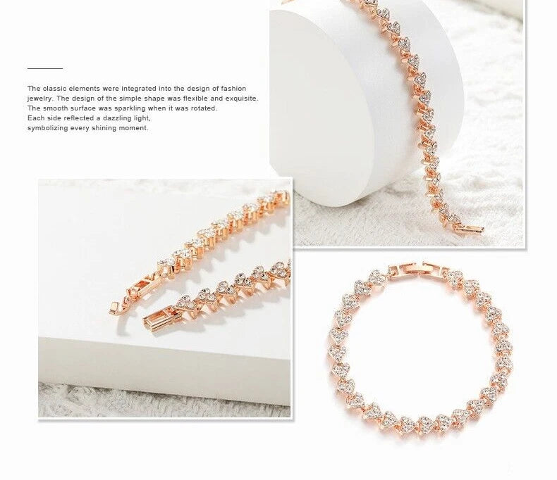 Single Row Rhinestone Bracelet KK Labib