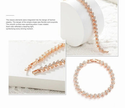 Single Row Rhinestone Bracelet KK Labib