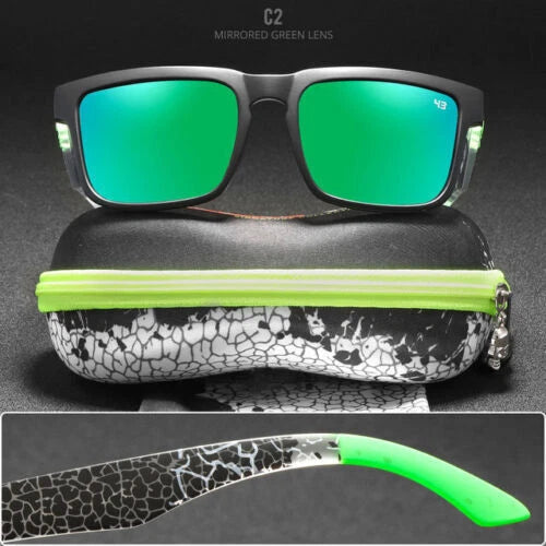 Spy Polarized Sunglasses Men Classic Square Unisex Ken Block With Original Box