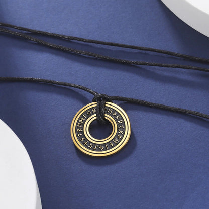 Viking Rune Circle Pendant KK Labib