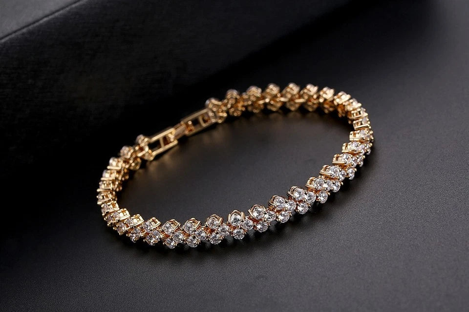 Single Row Rhinestone Bracelet KK Labib