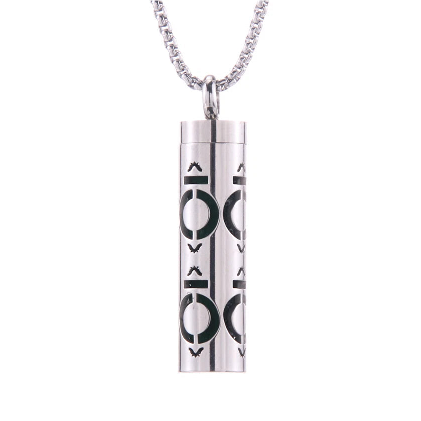 Aromatherapy Pendant with Round Box Chain KK Labib