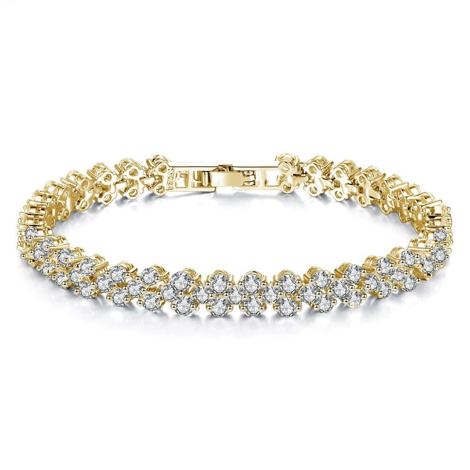 Single Row Rhinestone Bracelet KK Labib