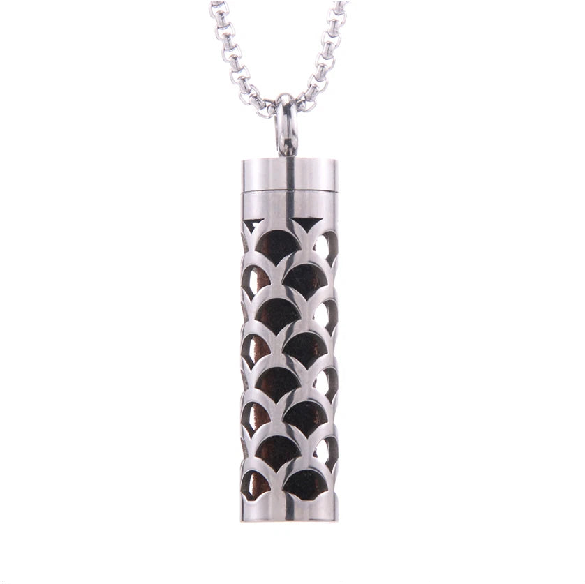 Aromatherapy Pendant with Round Box Chain KK Labib