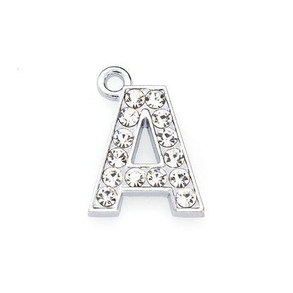 A to Z Rhinestone Letter Pendant
