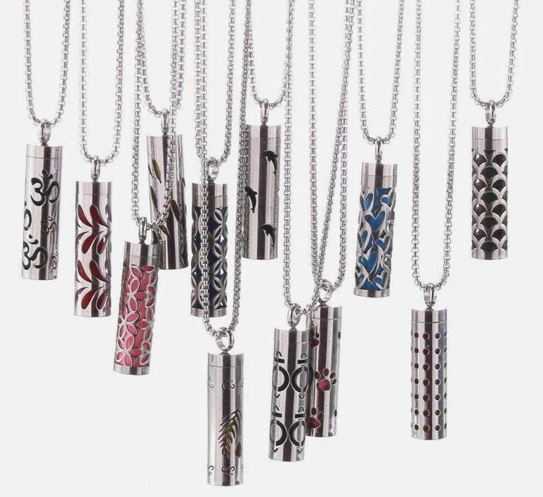 Aromatherapy Pendant with Round Box Chain KK Labib