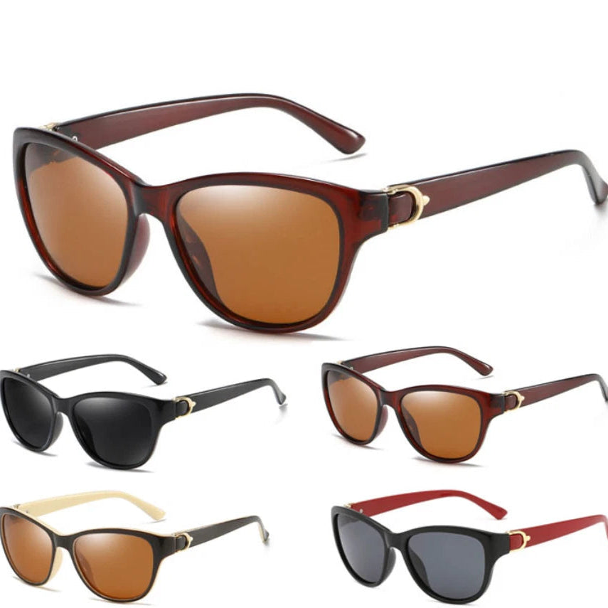 Polarized Sunglasses Square Frame Sports Driving with Pouch Men's Women Eyewear