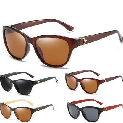 Polarized Sunglasses Square Frame Sports Driving with Pouch Men's Women Eyewear