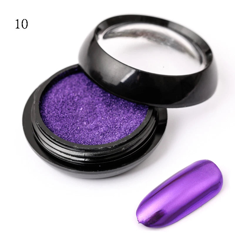Mirror Nail Art Glitter Powder KK Labib