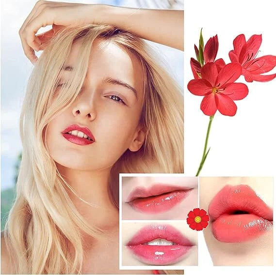 Transparent Flower Lipstick KK Labib