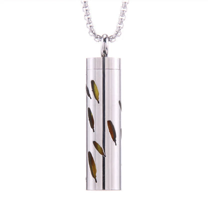 Aromatherapy Pendant with Round Box Chain KK Labib