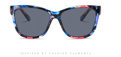 Polarized Sunglasses Square Frame Sports Driving with Pouch Men's Women Eyewear