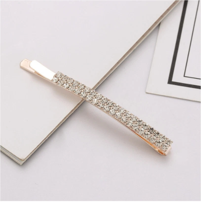 Color Clip Rhinestone Hairpin Crystal