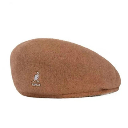 Kangol Woolen And Mesh Beret Artist Caps