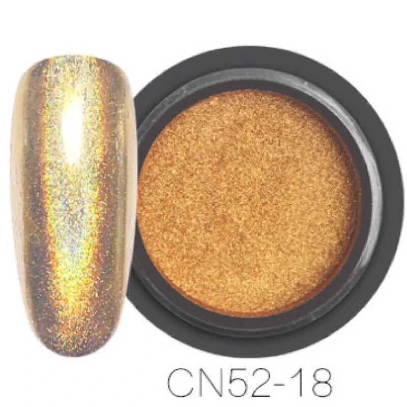 Mirror Nail Art Glitter Powder KK Labib