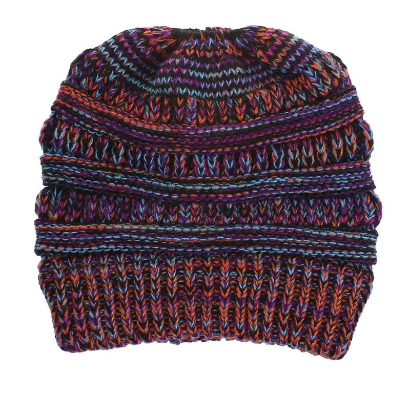 Ladies Ponytail Beanie Hat