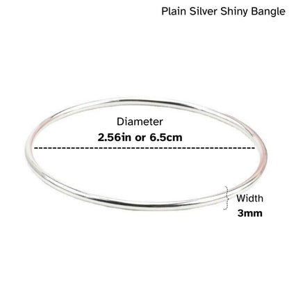Bracelet 925 Sterling Silver Filled Solid Cuff Bangle Ladies Fashion Jewellery