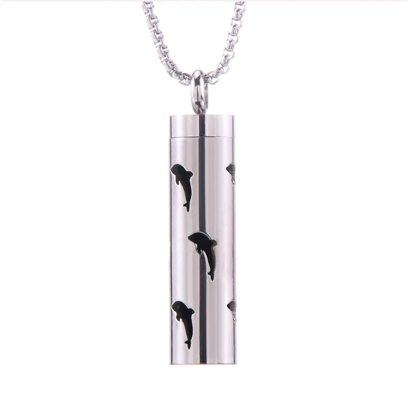 Aromatherapy Pendant with Round Box Chain KK Labib