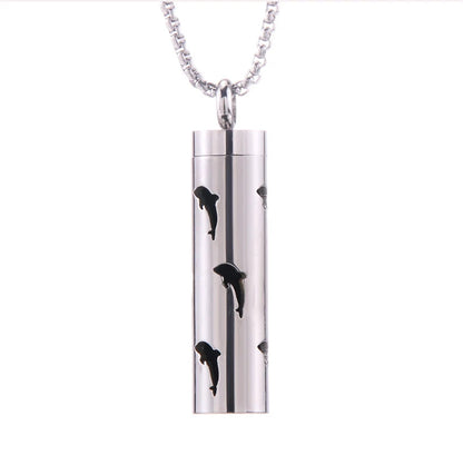 Aromatherapy Pendant with Round Box Chain KK Labib